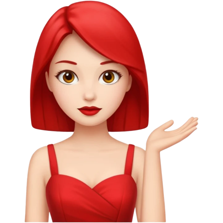 Stylish woman face emoji