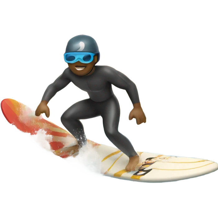 Lake Tahoe surfing emoji