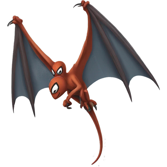 Pterodactyl Spider-Man emoji