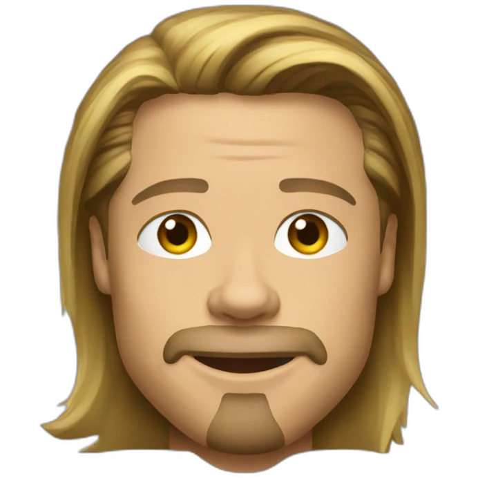 brad pitt emoji