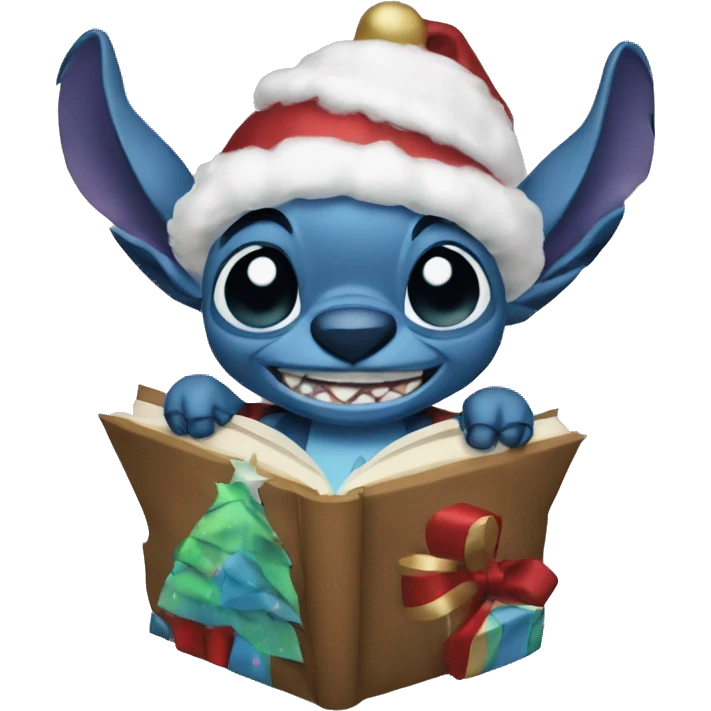 Stitch Christas  emoji