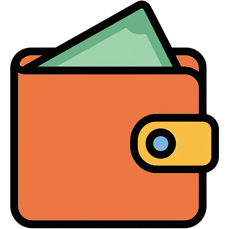 colored wallet icon emoji