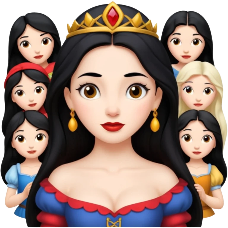 Blancanieves y los siete enanitos emoji