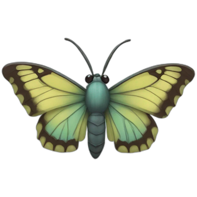 Borboletas voam emoji