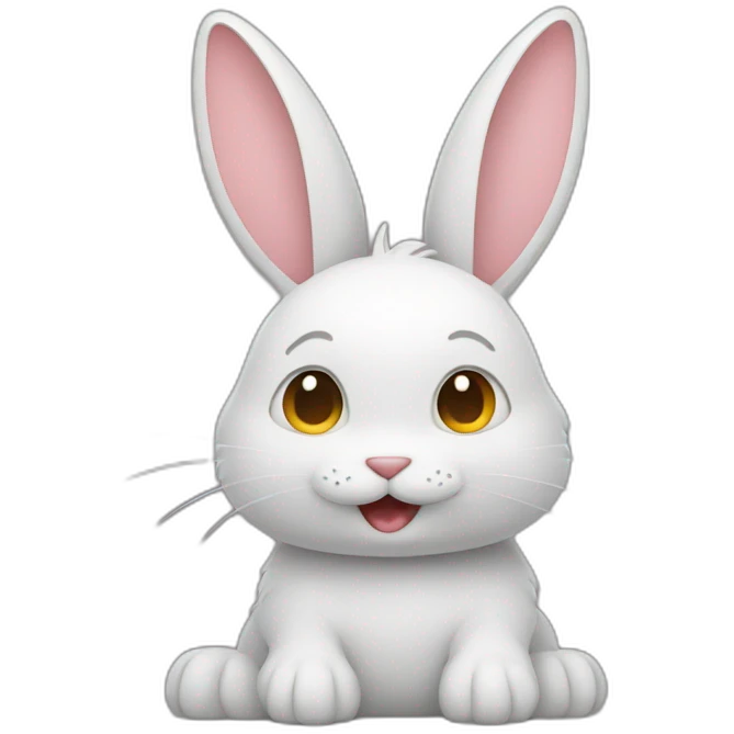 Electric rabbit emoji