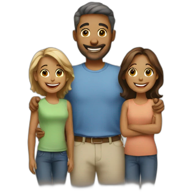 Happy family emoji