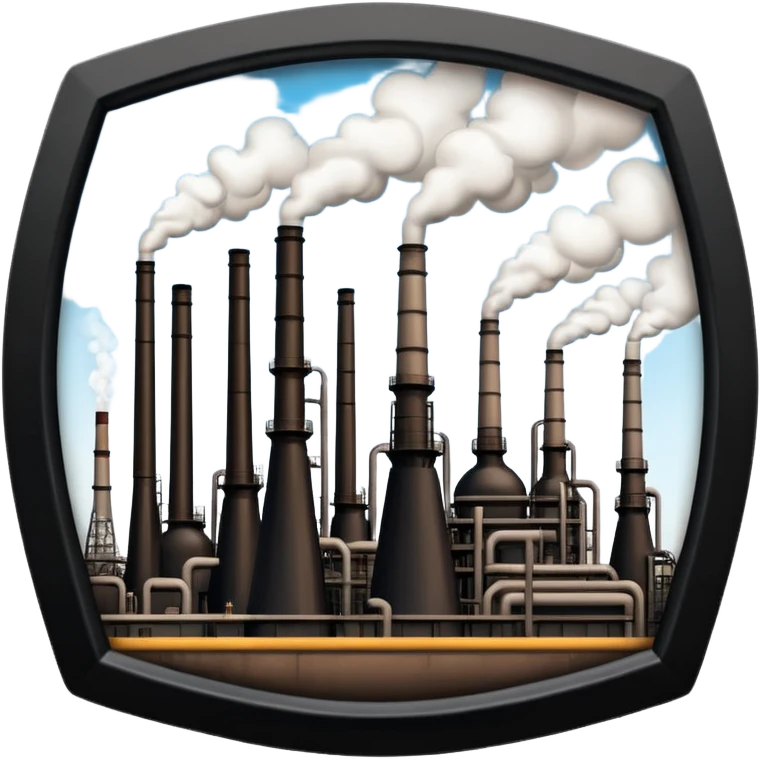 black oil refineries emoji