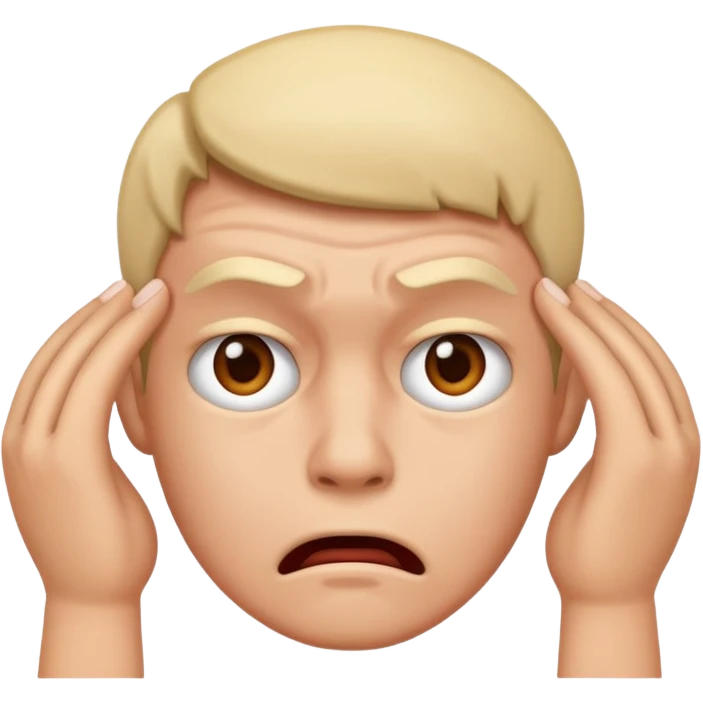 Upset human emoji