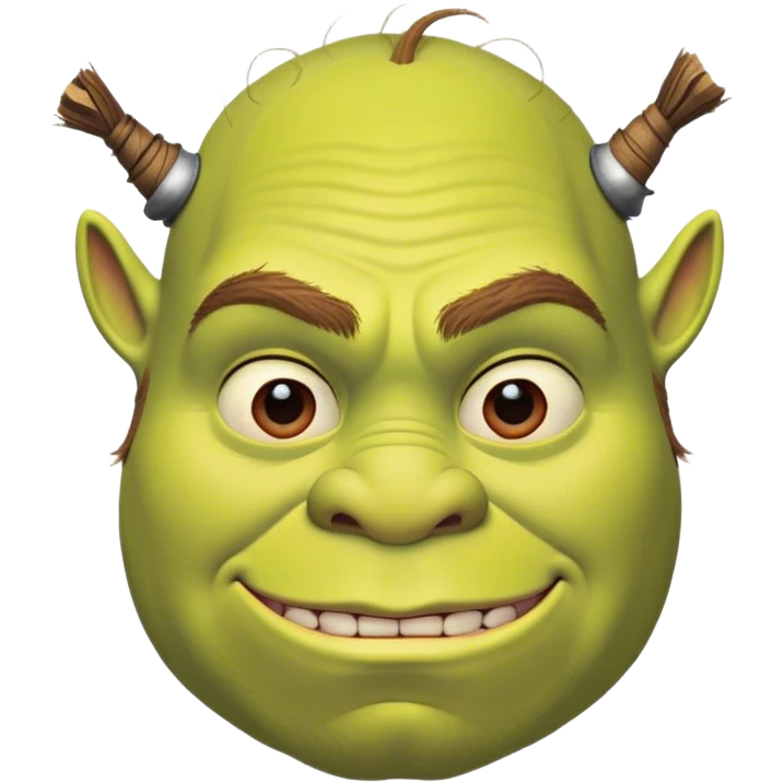 white-shrek emoji