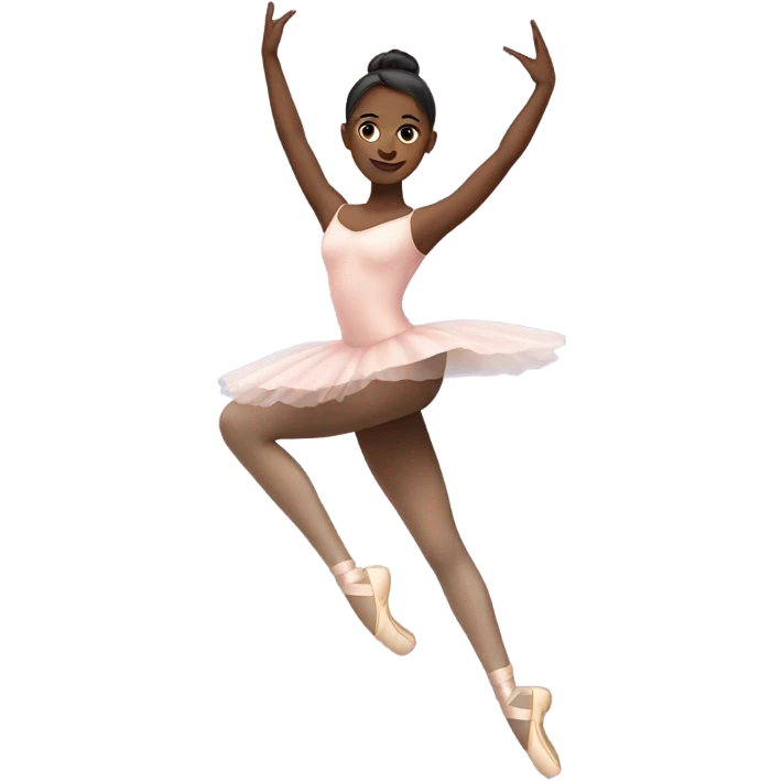 Ballet dancer in thigh highs emoji