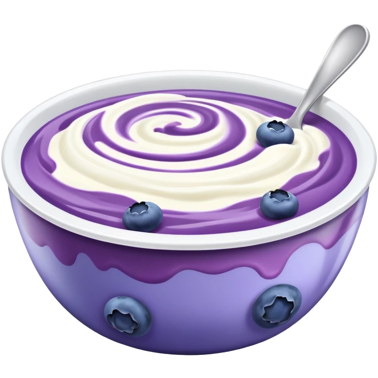 Blueberry yogurt  emoji