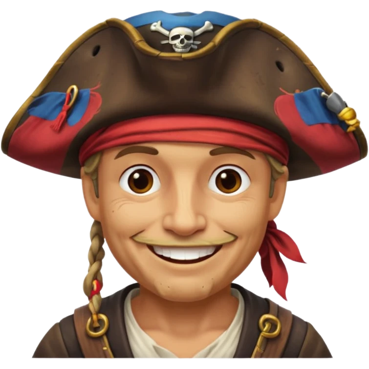 pirate and parrot emoji