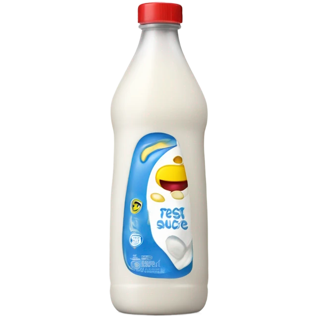 white Squeeze Sauce Bottle but thinner bottle gotta have cap that looks complete and beatiful  emoji