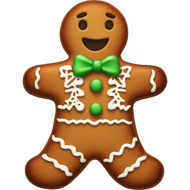red gingerbread cookie emoji