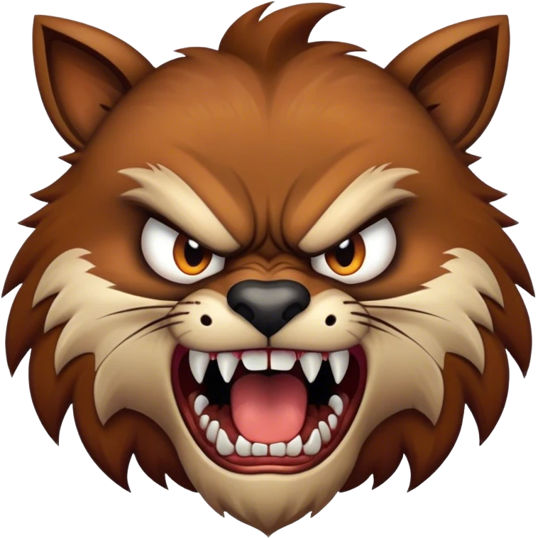 Angry animal emoji