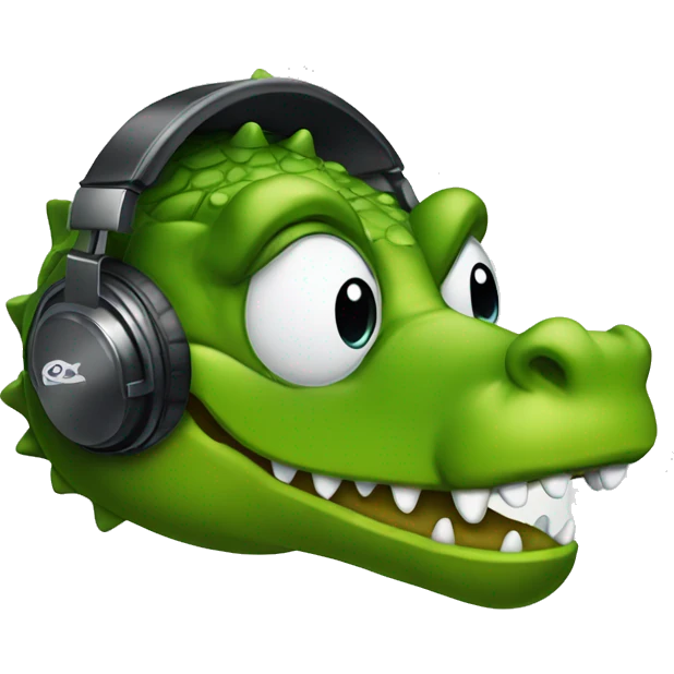 aligator dj emoji