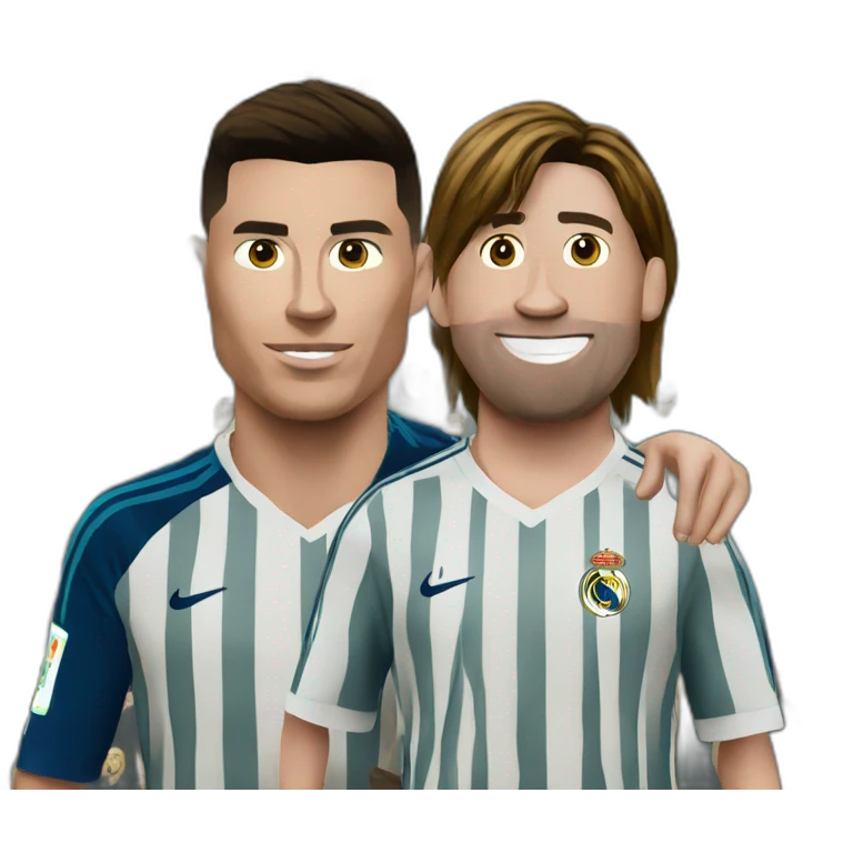 Ronaldo end messi emoji