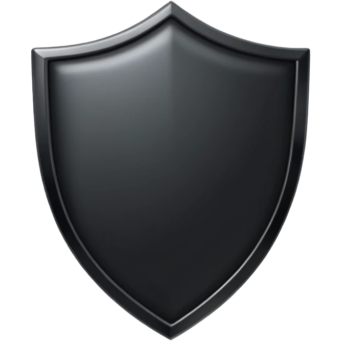 rectangular black shield emoji