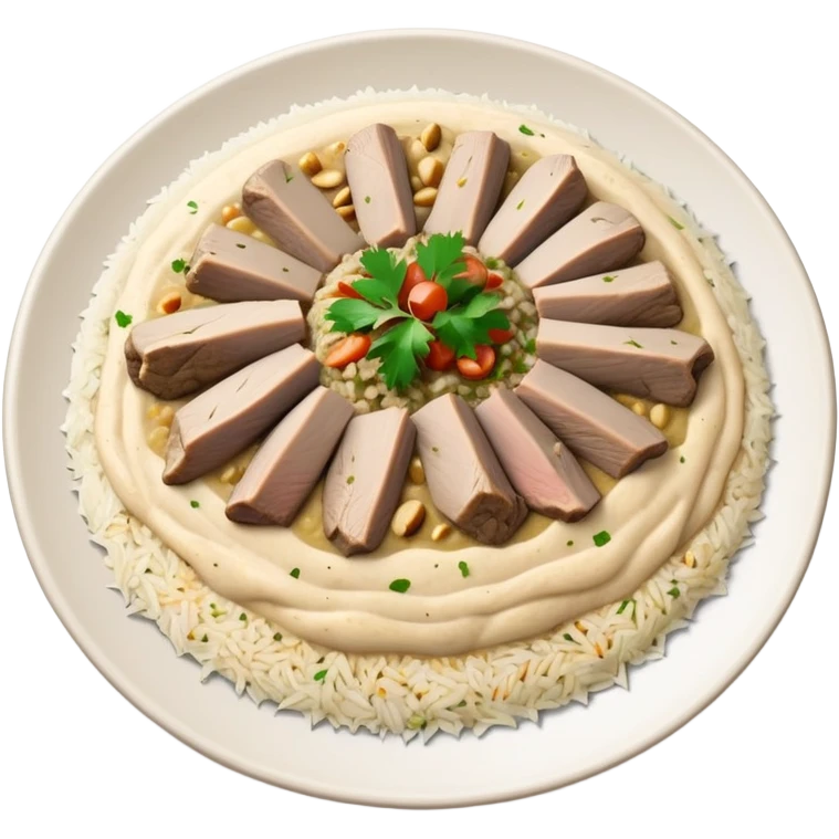 The Jordanian mansaf  emoji