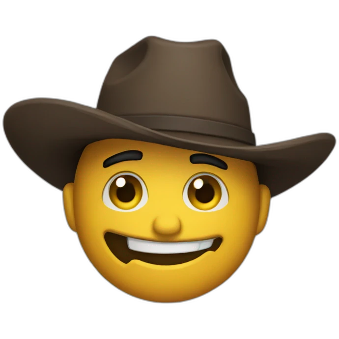 this is fine cowboy emoji