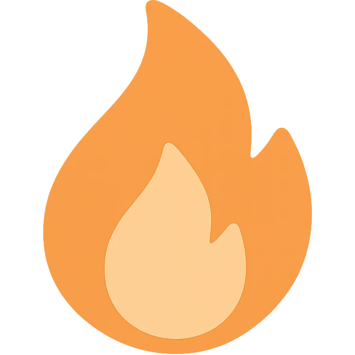 apricot fire emoji