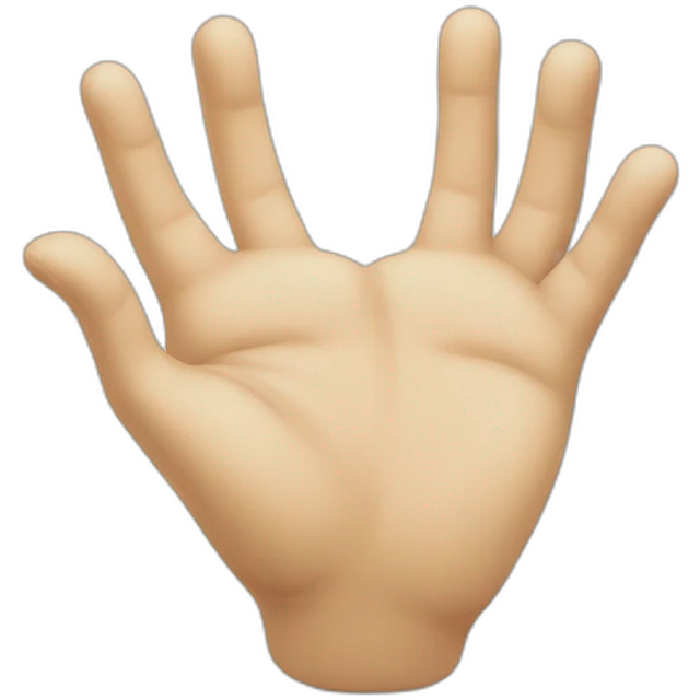 hands in the shape of a heart or a smiling face with tears of joy, to express deep gratitude emoji