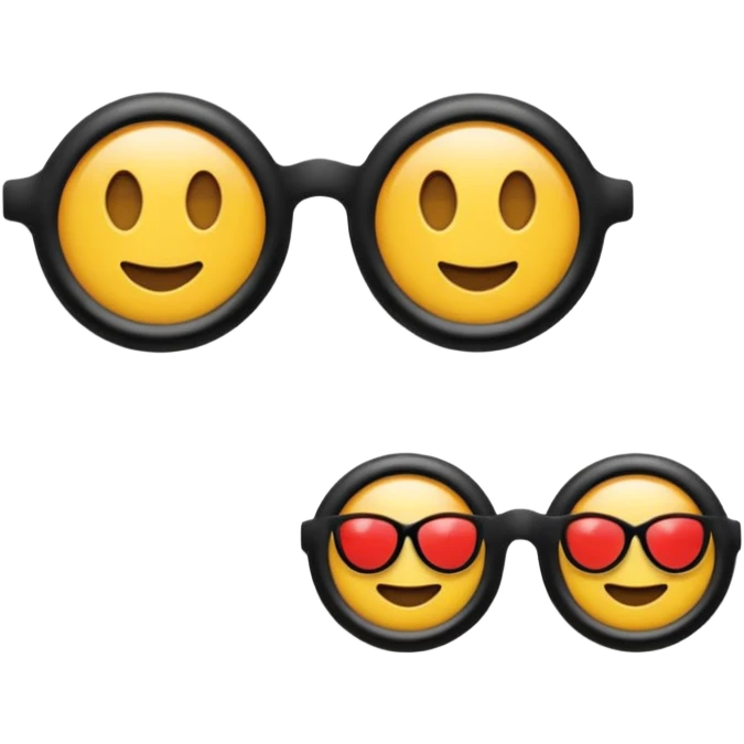 мороженное с черными солнечными очками и монеткой 🪙 орел emoji