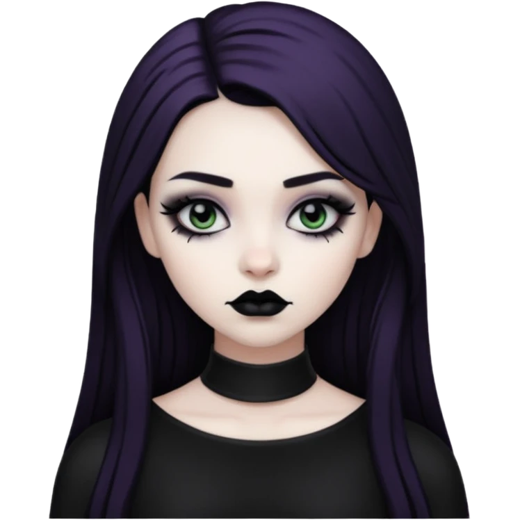 goth girl emoji