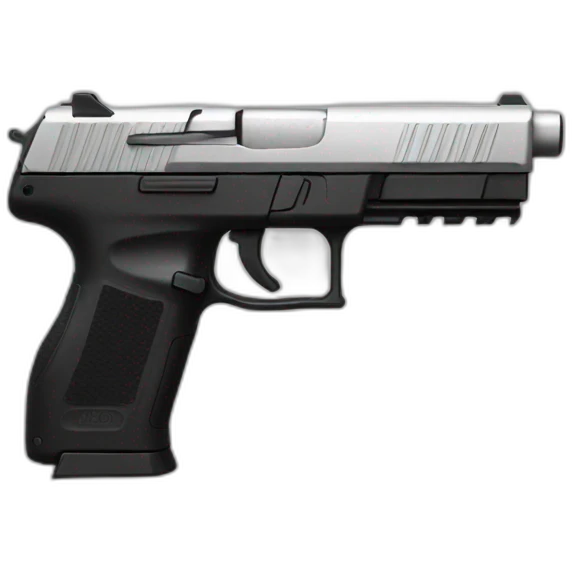 pistolet automatique p320 qui fait feu emoji