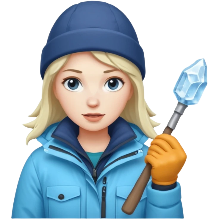 female ice sculptor emoji