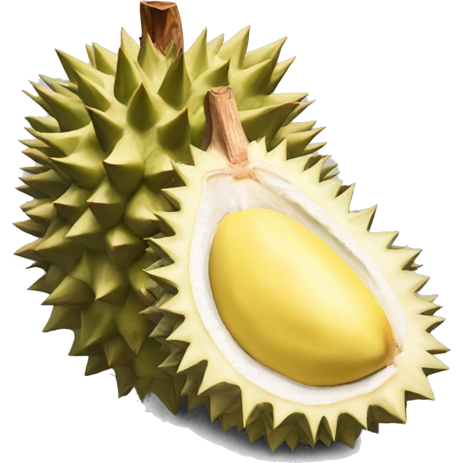 Durian fruit emoji