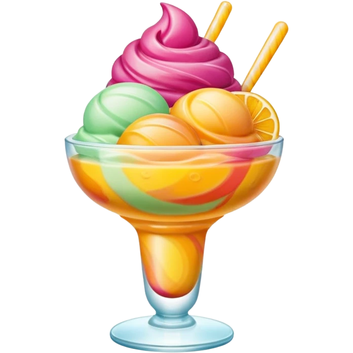 Fruity sorbet emoji