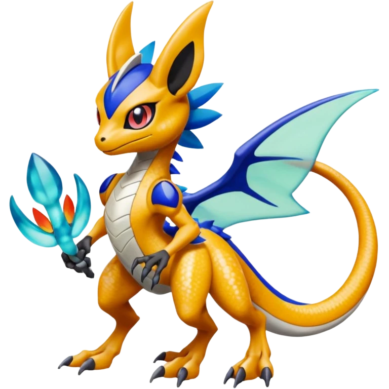 Meloetta-Greymon-Inteleon-Greninja-Pokémon-Digimon-Fakémon-fusion-hybrid-creature emoji