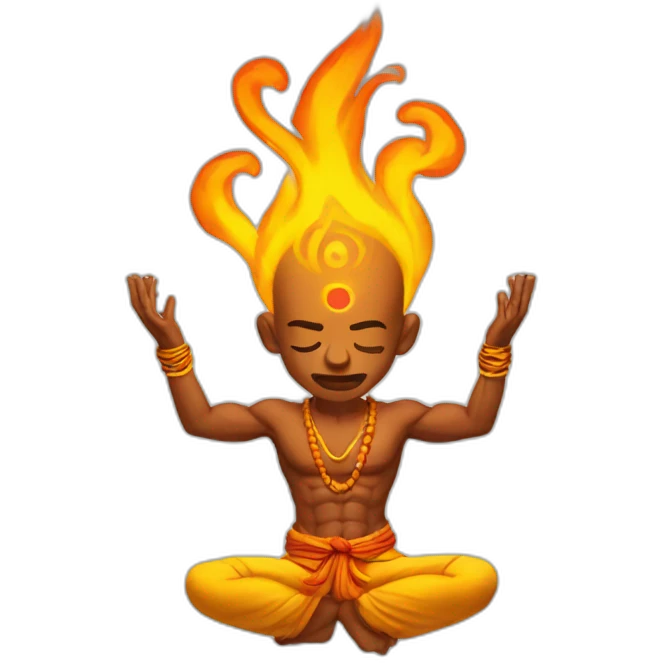 Dhalsim yoga fire emoji