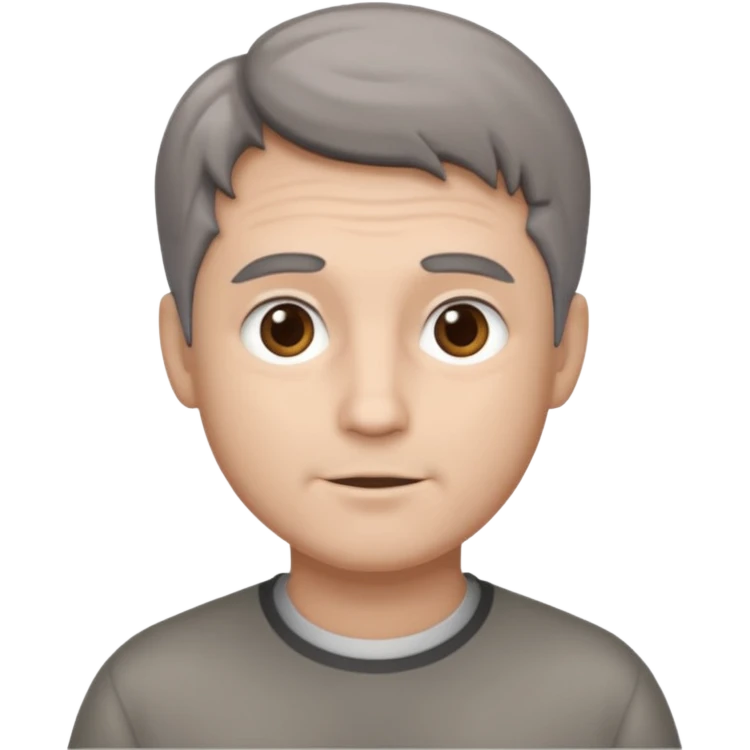 MALE, GREY/BROWN HAIR, GREY GOATY, ROUND FACE emoji