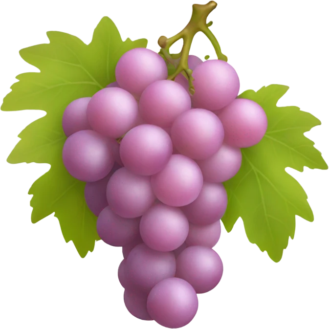 light pink grapes emoji