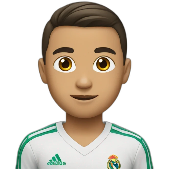 Ronaldo en fille emoji