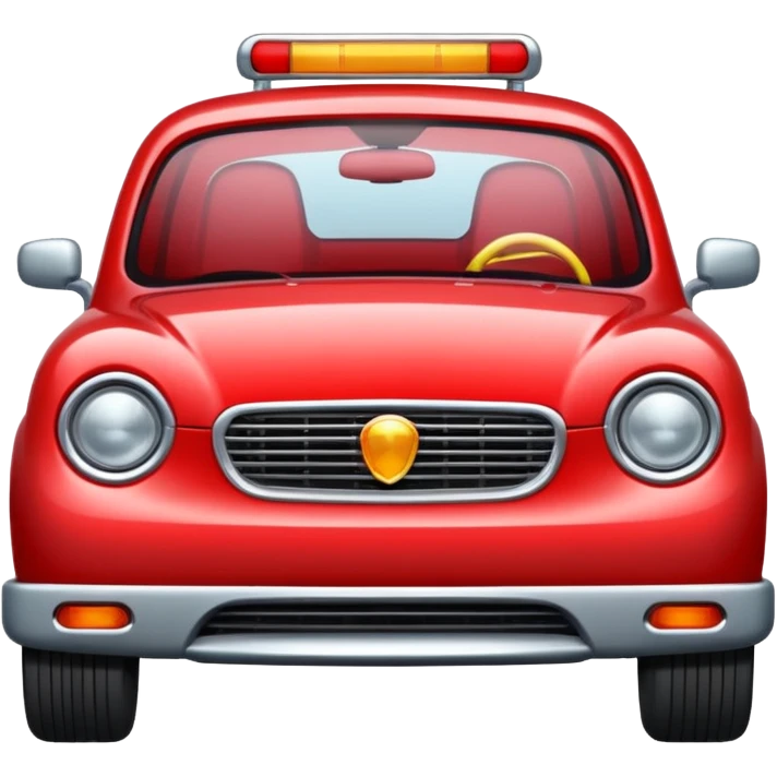 Car stopping emoji