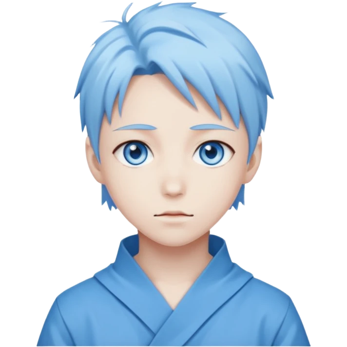 Gojo anime character ( only eyes ) blue eyes anime vibe emoji