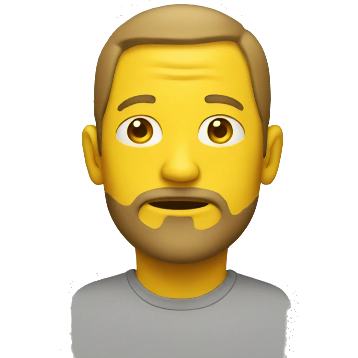 yellow man emoji
