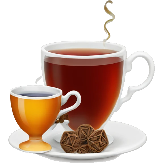 Turkish tea and tea cup emoji