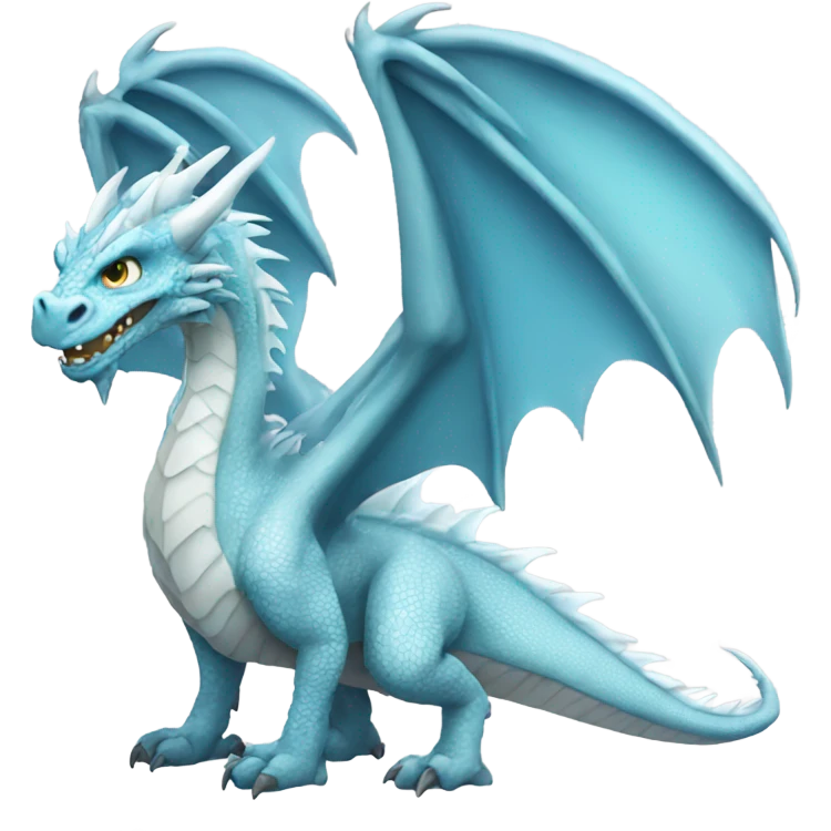 ice dragon full body emoji