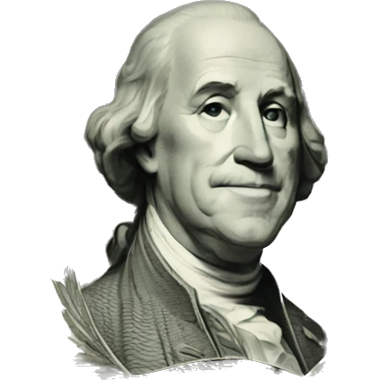 pair of two one dollar bills emoji