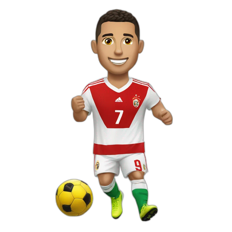 Ronaldo avec du coca emoji