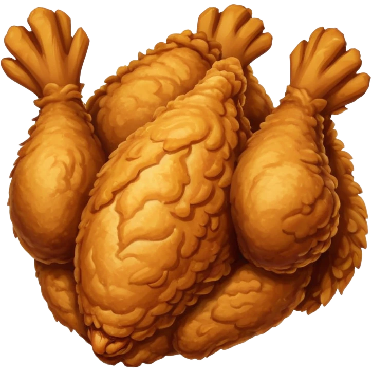 Seasoned Fried Chicken emoji