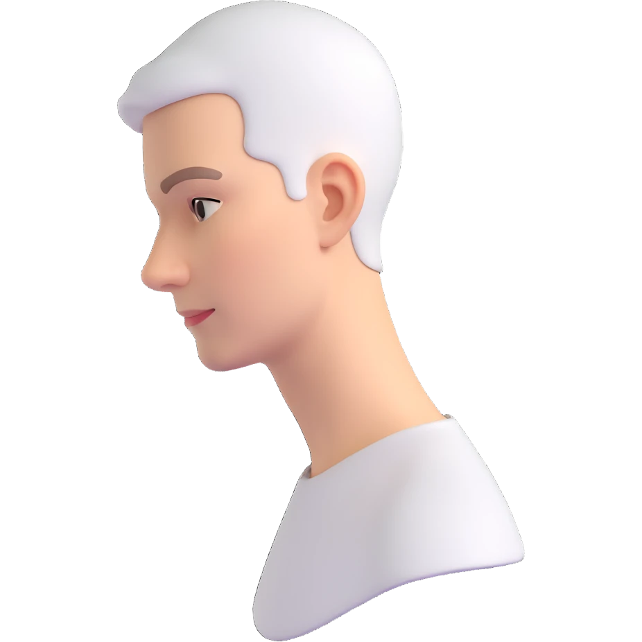 white shoulder emoji