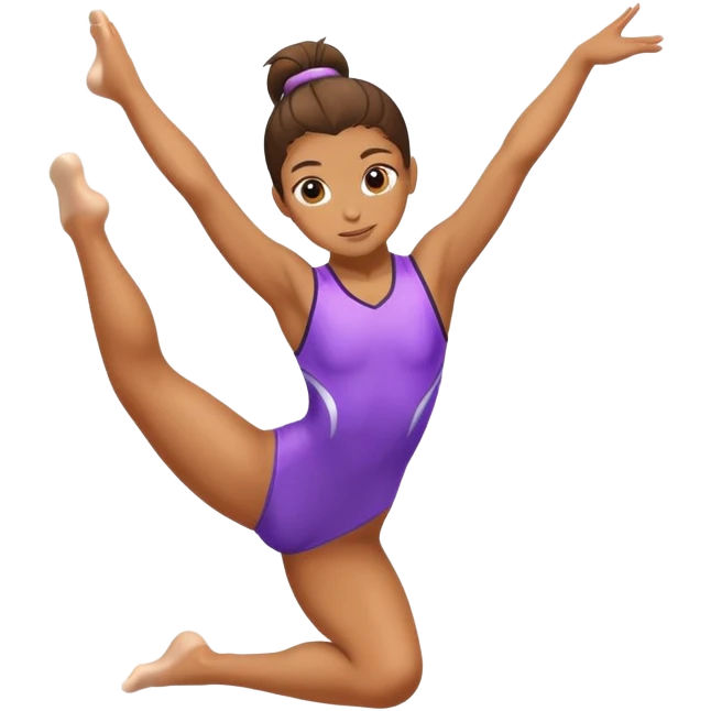 Gymnast girl emoji