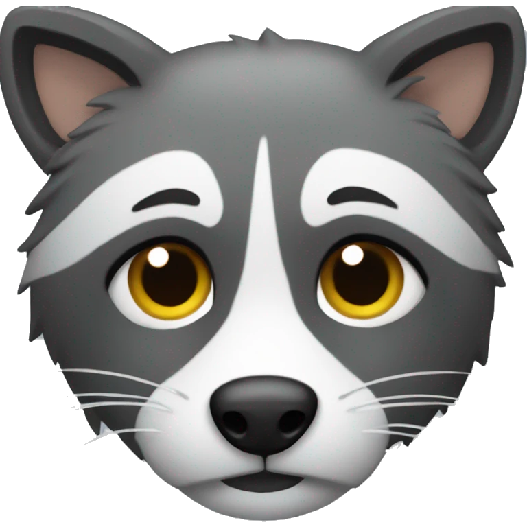 Grey meincoon emoji