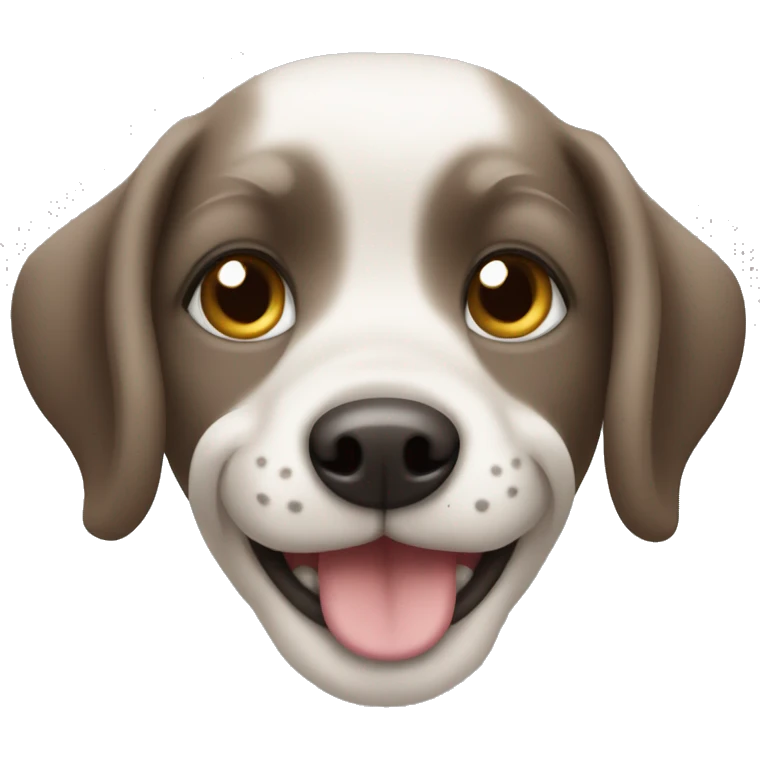 Cachorro sorrindo  emoji