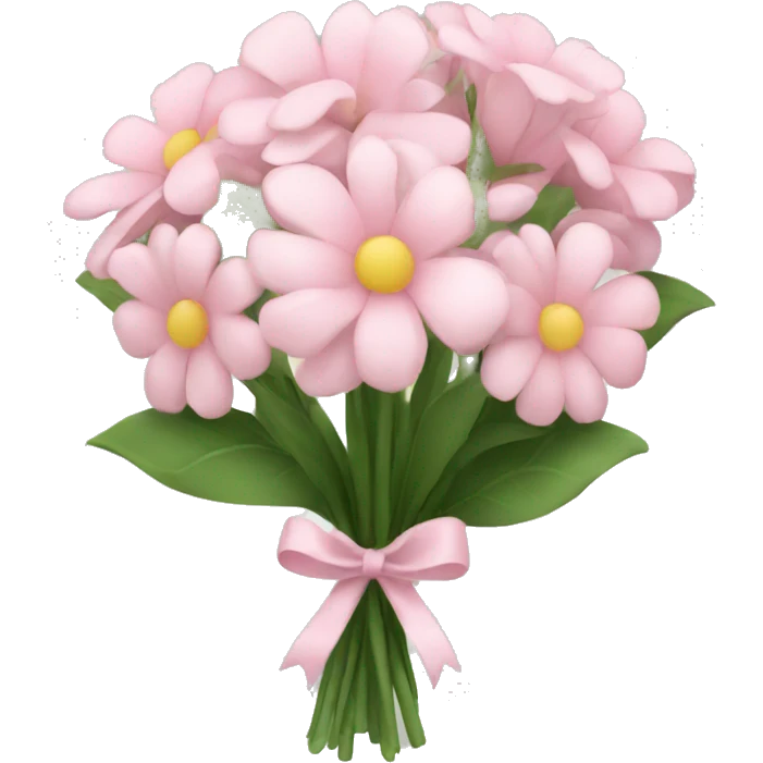 Light pink flower bouquet emoji